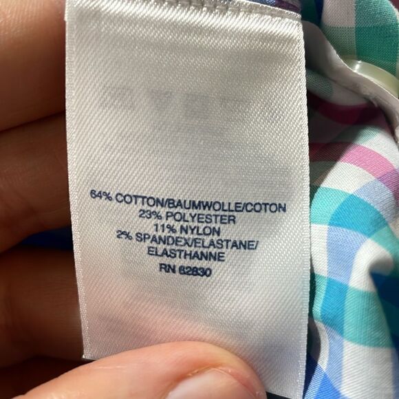 Lands End Men’s Plaid Collared Front Button Closure Long Sleeve Shirt size XXL - Picture 12 of 12